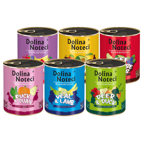 Mokra karma dla psa Dolina Noteci Superfood Mix 6 x 800 g