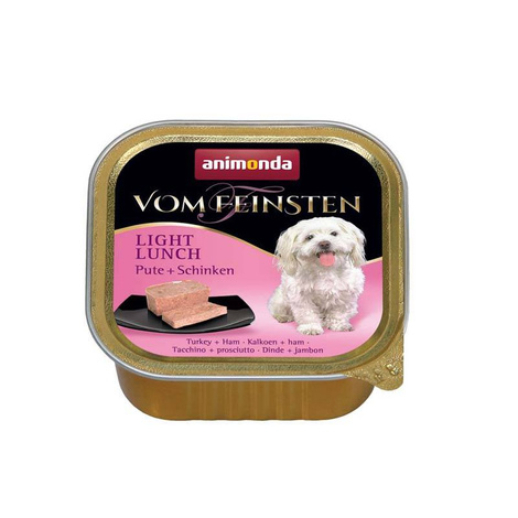 Karma dla psa Animonda vom Feinsten Dog Light Lunch Indyk i Szynka 150g