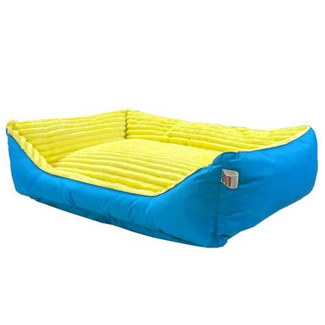 Pupilarni Kanapa legowisko dla psów rozmiar S żółto-niebieskie