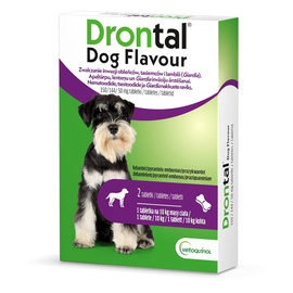 Vetoquinol Drontal Tabletki na robaki dla psa 2 szt.
