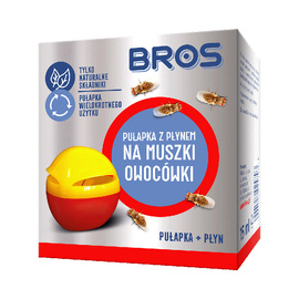 Bros pułapka na muszki owocówki z płynem