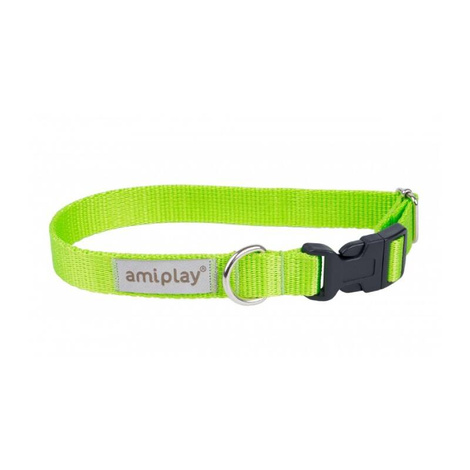 Amiplay Obroża Samba M 25-40cm zielona