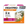 Frontpro Tabletka do rozgryzania i żucia przeciw pchłom i kleszczom dla psa XS 3 szt. 11 mg