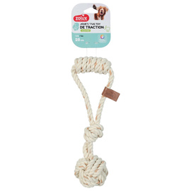 Zolux Zabawka dla psa Szarpak węzeł Leather Touch 28 cm