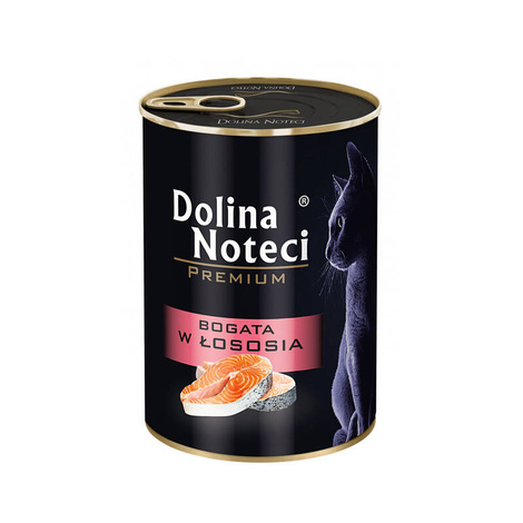 Mokra karma dla kota bogata w łososia Dolina Noteci Premium 400 g