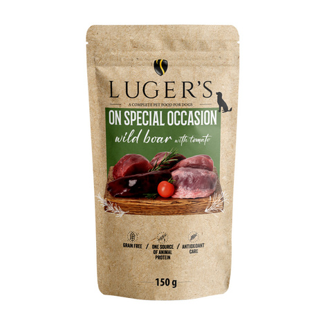 Karma mokra dla psa Luger's On Special Occasion dzik z pomidorem 150 g