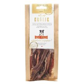 Milord Gryzak dla psa suszone mięso z królika paski 150 g