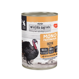 Wiejska Zagroda mokra karma monobiałkowa dla kota junior indyk 400 g