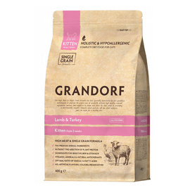 Grandorf Lamb & Turkey Karma sucha dla kociąt z jagnięciną i indykiem 400 g