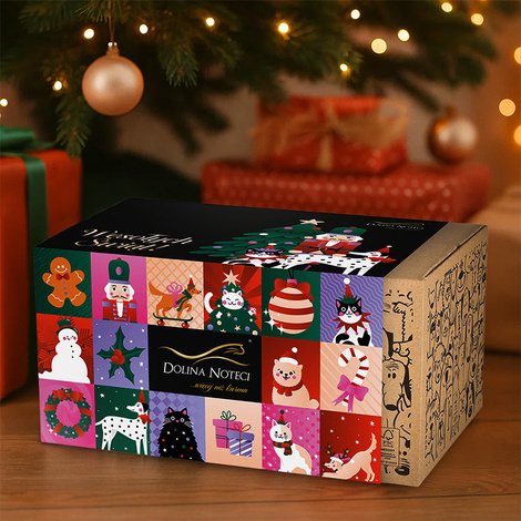 Zestaw prezentowy BOX świąteczny dla psa II Superfood Mix