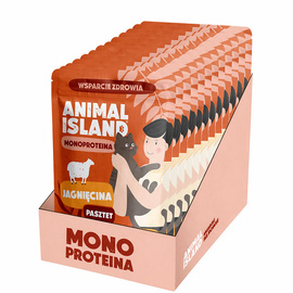 Animal Island karma dla kota MONObiałkowa jagnięcina 10 x 100 g