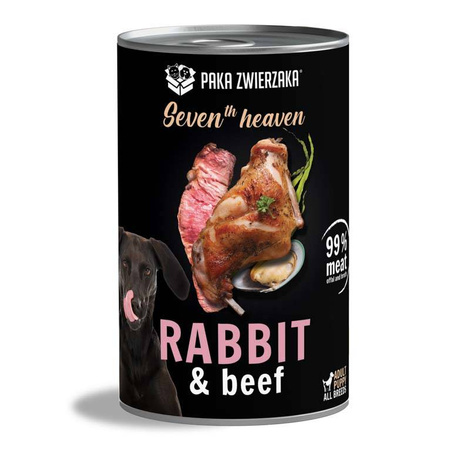 Paka Zwierzaka Seventh Heaven Karma mokra Rabbit & Beef królik i wołowina 400 g