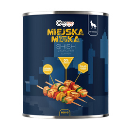 Gaczoo Miejska Miska karma mokra dla psa szaszłyk z kurczaka 800 g