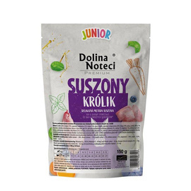 Karma suszona dla psa Dolina Noteci Premium junior suszony królik 150 g