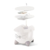 Pixi Fountain Combo Zestaw poidło dla kota 2,5 l białe + miska + opakowanie filtrów CH-7216 gratis
