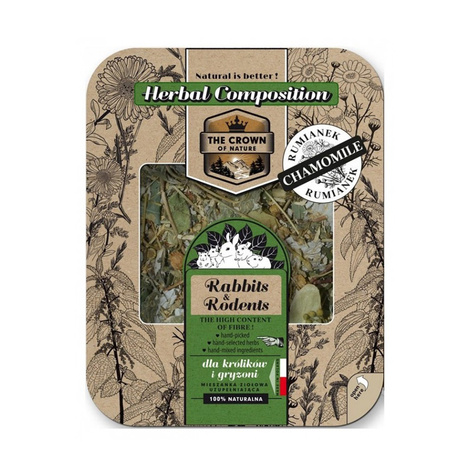 Korona Natury Paśnik ziołowy Rumianek dla Koszatniczki 70g