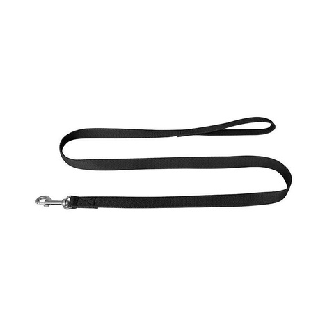 Chaba Smycz dla psa gładka 25 mm - 130 cm czarna