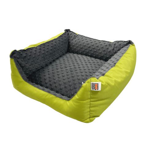 Pupilarni Kanapa legowisko dla psa lub kota rozm. XS szaro-zielona