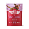 Carnilove Dog Pouch Karma mokra dla psów Indyk i bawół z płatkami róży 300 g