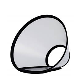 Trixie kołnierz ochronny plastikowy z rzepem S: 25–32 cm/12 cm