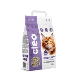 Cleo Żwirek dla kota bentonitowy COMPACT lawenda 5 l