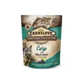 Karma dla psa Carnilove Dog Pouch Karp i Czarna Marchew 300g