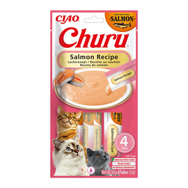 Inaba Cat Churu Salmon Przysmak dla kota z łososiem 4 x 14 g