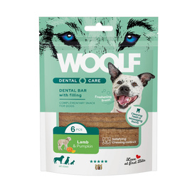 Woolf Dental Care Dentystyczny przysmak dla psa Jagnięcina i dynia 108 g