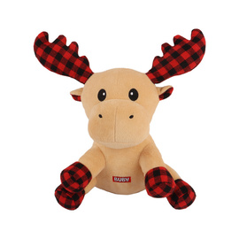 Buba Święta! Renifer w kratę Zabawka dla psa 23 cm