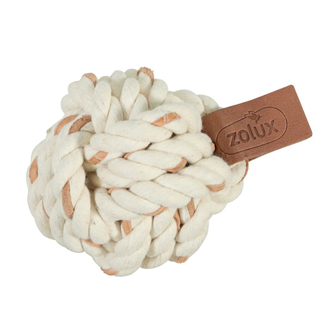 ZOLUX Piłka sznurowa LEATHER TOUCH 7 cm