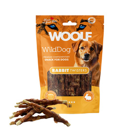 Woolf WildDog Twister Przysmak dla psa z królikiem 100 g
