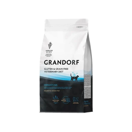 Grandorf Dermatosis Sucha karma weterynaryjna dla kotów z łososiem 400 g