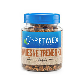 PETMEX Trenerki mięsne wołowe 130 g - Słoik