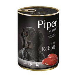 Mokra karma dla psa senior Piper Animals z królikiem 400 g