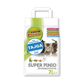 Super Pinio Żwirek zbrylający kruszon dla kota tajga 7 L