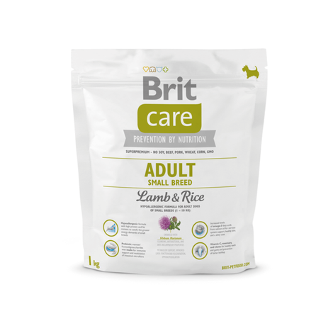Karma sucha dla psów Brit Care Adult Small Breed Lamb & Rice 1 kg