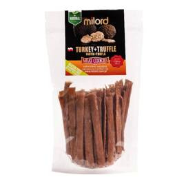 Milord Przysmak dla psa indyk z truflami paski 70 g
