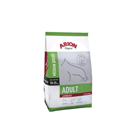 Arion Original Adult Medium Lamb&Rice Jagnięcina & Ryż Karma Sucha Dla Dorosłych Psów Średnich Ras 12 kg