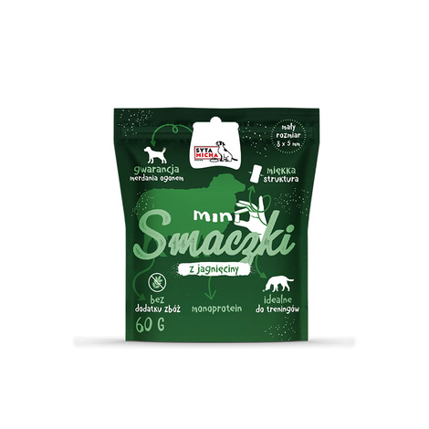 Syta Micha smaczki dla psa mini z jagnięciną 60g