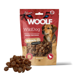 Woolf WildDog Twisties Przysmak dla psa z przepiórką i dorszem 100 g