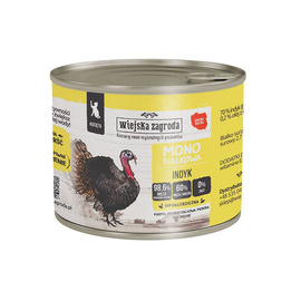 Wiejska Zagroda mokra karma monobiałkowa dla kota junior indyk 200 g