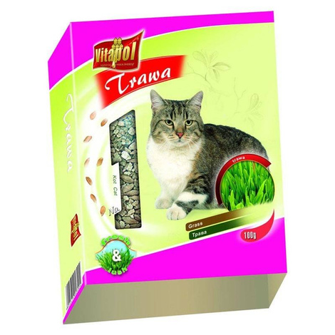 Trawa dla kota Vitapol 100g 