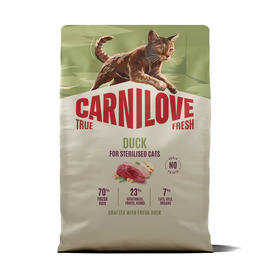 Carnilove Cat True Fresh Karma sucha dla kotów sterylizowanych Kaczka 2 kg