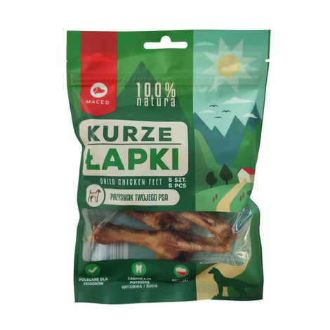 Maced 100% Natura kurze łapki gryzak dla psa 5 szt.