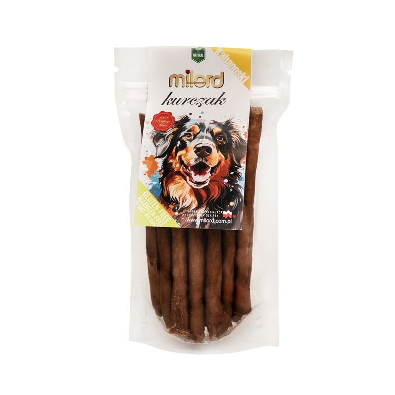Milord Przysmak dla psa Kabanosy z kurczaka 150 g