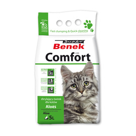 Super Benek Comfort Żwirek dla kotów o zapachu aloesu 5 l