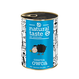 Mokra karma dla psa Natural Taste Czarna Owca danie z jagnięciny 400 g - Super Oferta