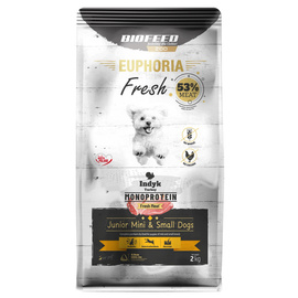 Biofeed Euphoria Fresh Monoprotein Karma dla szczeniąt z indykiem mini i małe rasy 2 kg