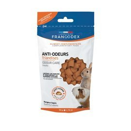 Francodex Przysmaki zapobiegające nieprzyjemnym zapachom dla gryzoni 50 g