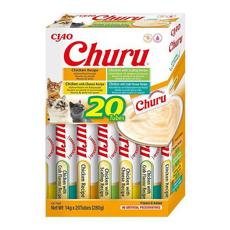 Inaba Cat Churu Przysmak dla kota z kurczakiem 20 x 14 g